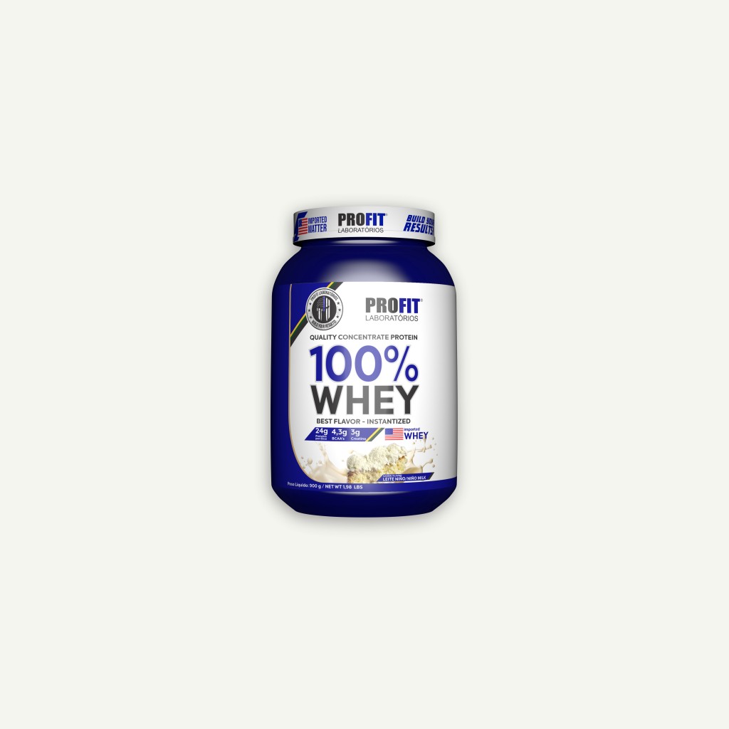 100% Whey Concentrate Pote 900g — Profit Labs